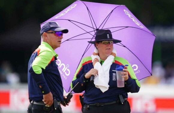 Umpire Sue Redfern makes history in County Championship match at Glamorgan