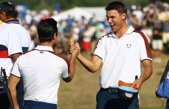 Viktor Hovland and Ludvig Aberg earn record Ryder Cup foursomes win