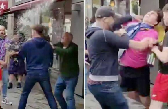 ‘We hate Scots’ chant sparked street fight between England and Scotland fans