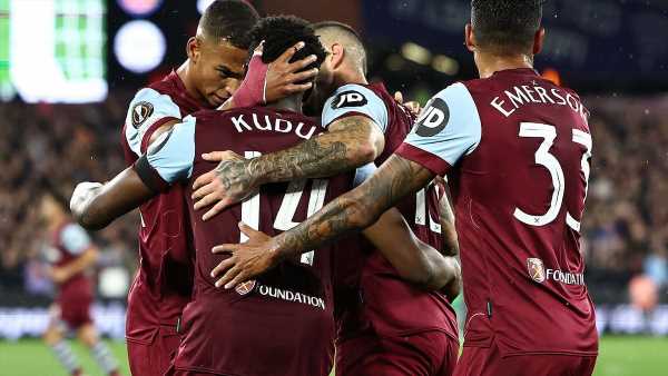 West Ham 3-1 Backa Topola: The Hammers come from behind