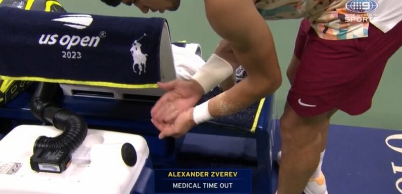 Why Alcaraz was rubbing mystery substance into his skin during US Open