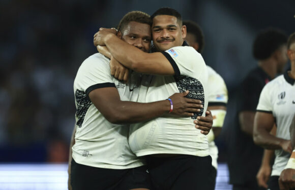 ‘Religion and rugby’: Fiji’s victory is more than just a win at the World Cup