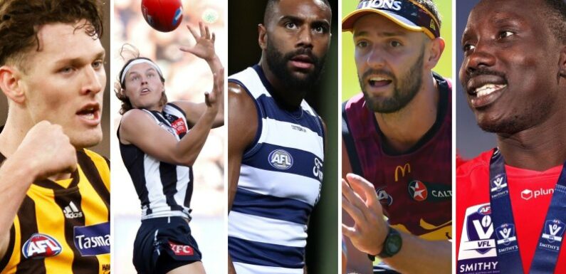 AFL trade period 2023 LIVE updates: Billings possibly joining Dees, Ginnivan to become a Hawk as trade deadline arrives