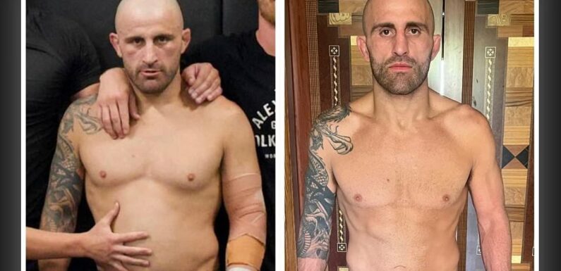 Alexander Volkanovski sheds almost TWO STONE in just NINE DAYS