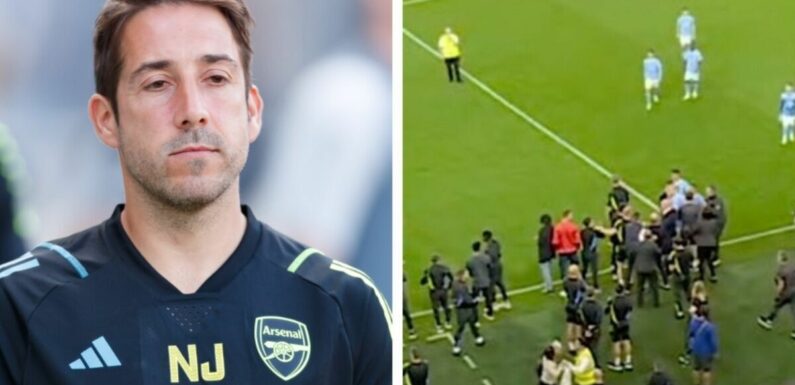 Arsenal coach Jover called ‘hypocrite’ as reason for Man City bust-up explained