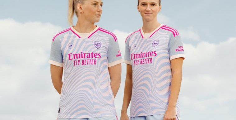 Arsenal mark new WSL season with launch of ‘bespoke’ away kit