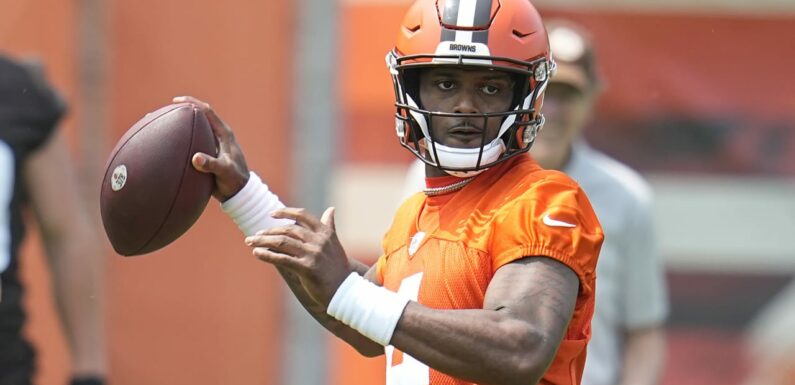 Browns QB Deshaun Watson (shoulder) questionable to play vs. Colts