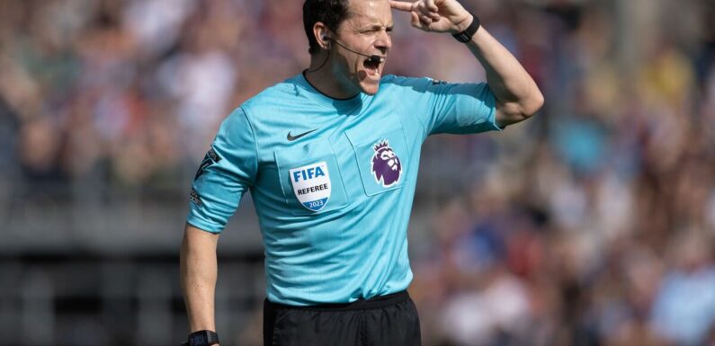 Darren England ‘banned’ from working Liverpool games as Spurs replay ‘possible’