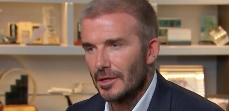 David Beckham clarifies role in Sheikh Jassim’s Man Utd bid