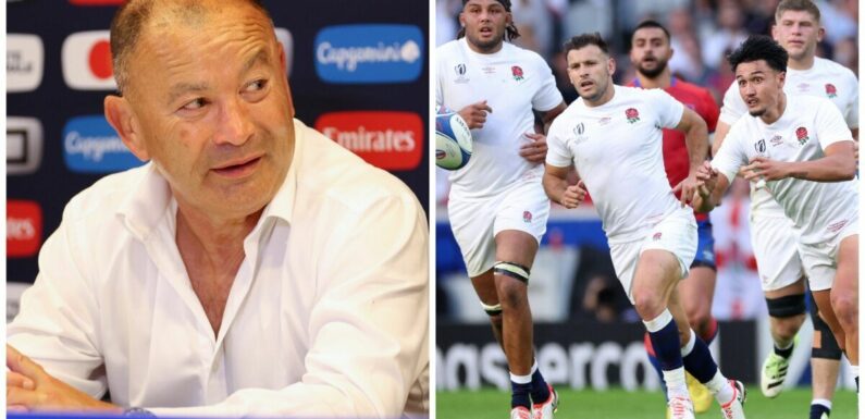 Eddie Jones calls for rugby rule change as wonderkid trains with England