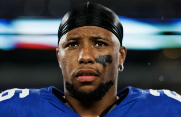 Giants RB Saquon Barkley (ankle) questionable to play vs. Dolphins