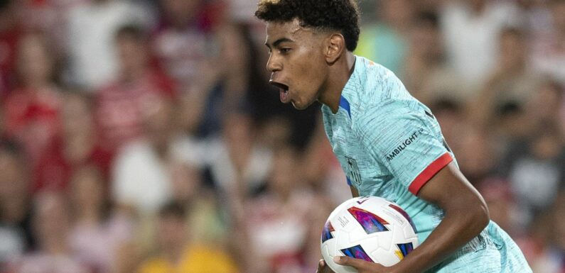 Granada 2-2 Barcelona: Lamine Yamal scores as visitors rescue a point