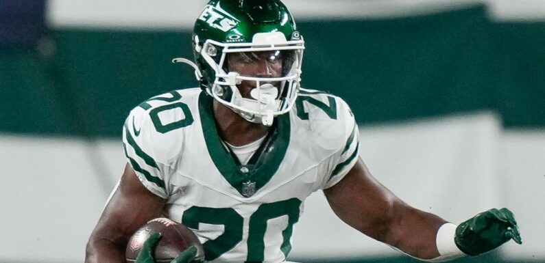 Jets coach Robert Saleh: 'No pitch count' anymore for RB Breece Hall