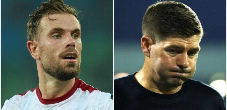 Jordan Henderson and Steven Gerrard hit embarrassing new career lows in Saudi