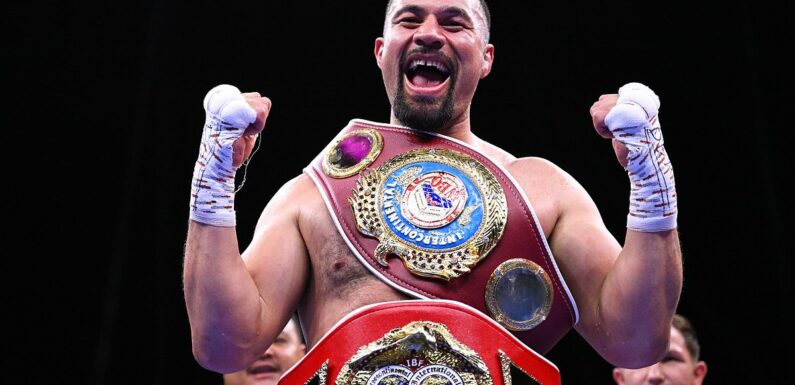 Joseph Parker KNOCKS OUT Simon Kean with massive third-round uppercut