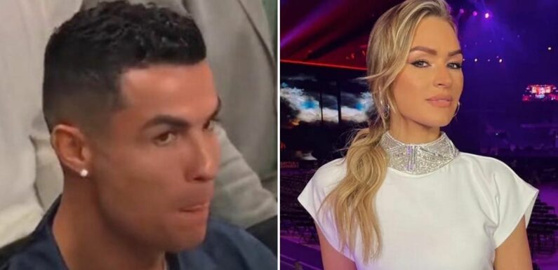 Laura Woods makes cheeky quip as Ronaldo appears to get booed at Fury vs Ngannou