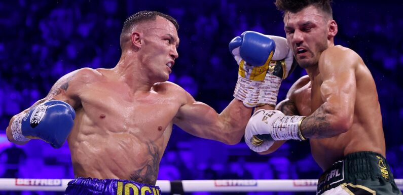 Leigh Wood and Josh Warrington delivered a British thriller