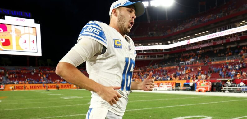 Lions QB Jared Goff, Dolphins RB Raheem Mostert highlight Players of the Week