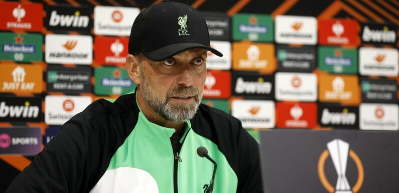 Liverpool boss Jurgen Klopp calls for a replay after VAR error