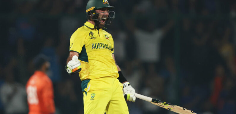 Maxwell masterpiece turns match into rout as Australia demolish Netherlands