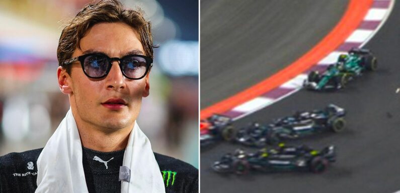 Mercedes fans want ‘selfish’ George Russell ‘sacked’ after Lewis Hamilton crash