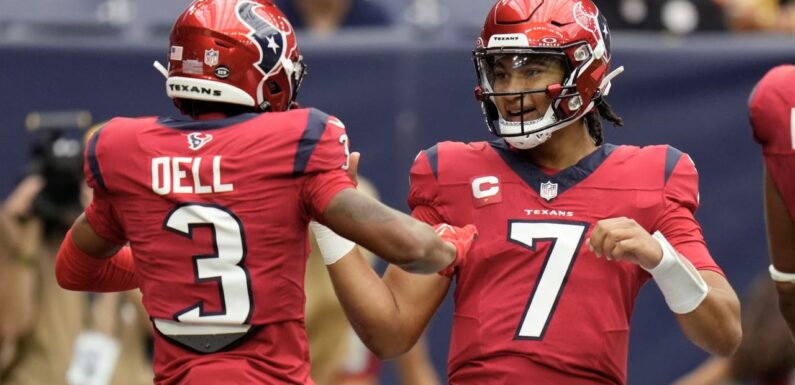 NFL rookie rankings at Q1 of 2023 season: Multiple representatives for Texans, Lions, Patriots