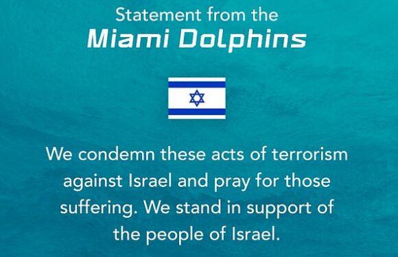 NFL teams show support for Israel after deadly attacks by Hamas