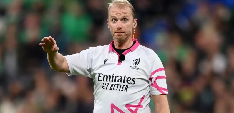 New Zealand v South Africa referee for Rugby World Cup final has unusual day job