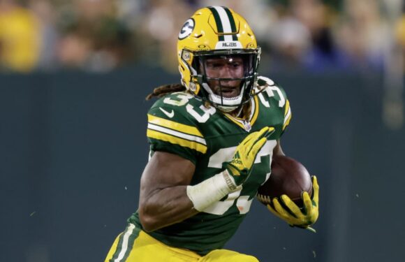 Packers RB Aaron Jones (hamstring) to be inactive vs. Raiders