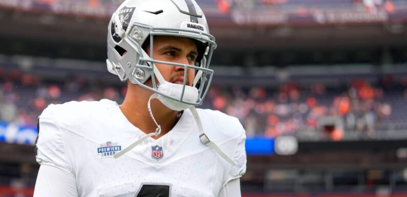 Raiders to start rookie QB Aidan O'Connell over Brian Hoyer with Jimmy Garoppolo out