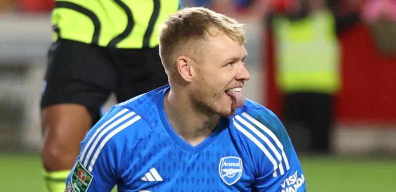 Ramsdale’s ‘wind-up’ antics made Arteta sign Raya ‘to keep Aaron humble’