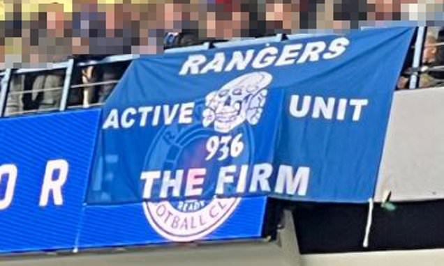 Rangers condemn fans over flag with Nazi symbol displayed at Ibrox