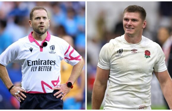 Rugby World Cup semi-final referee has already admitted making Farrell mistake