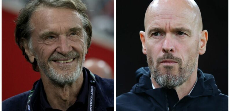 Sir Jim Ratcliffe ‘makes decision’ on sacking Man Utd boss Ten Hag after buy-out