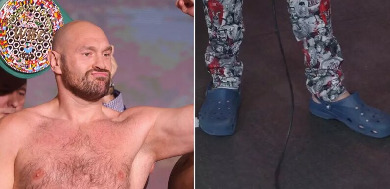 Tyson Fury sticking with £7 Asda Crocs and packed lunches despite £165m windfall