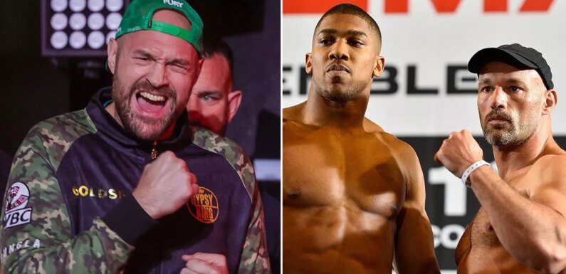 ‘Tyson Fury told me to kick Anthony Joshua in the balls before Wembley fight’