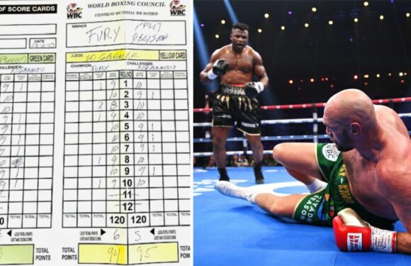 Tyson Fury vs Francis Ngannou scorecards in full as ex-UFC star ‘robbed’