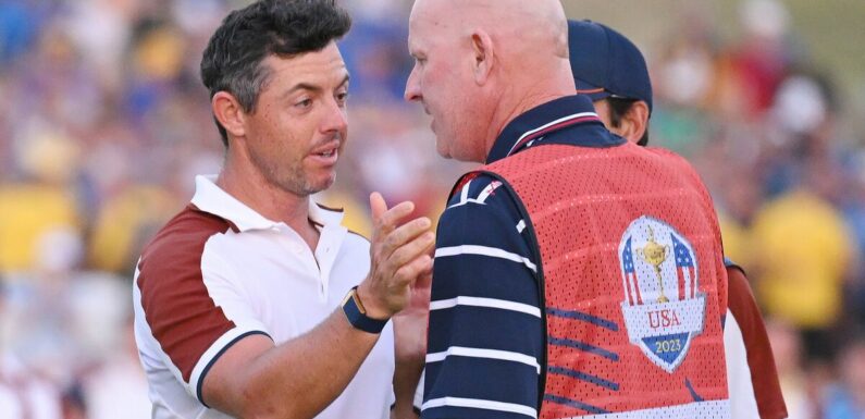 US vice captain lifts lid on Rory McIlroy’s Ryder Cup car park caddie fury