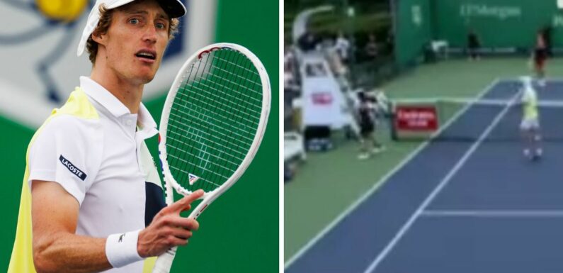 What tennis stars have said about player kicked out for smashing ball at umpire