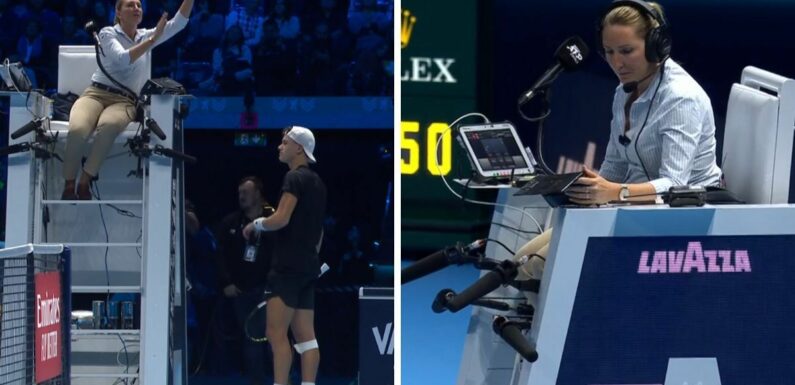 ATP Finals umpire gives crowd ultimatum as Rune booed after unusual review