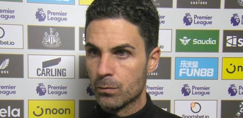 Arsenal boss Arteta livid with VAR after ‘absolute disgrace’ Newcastle goal