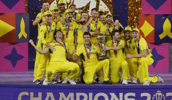 Australia win the Cricket World Cup AGAIN!