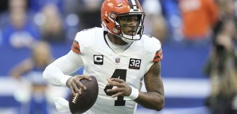 Browns QB Deshaun Watson (shoulder) to start Sunday vs. Cardinals