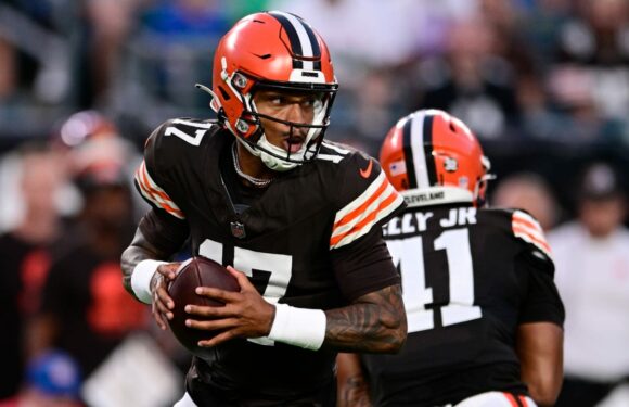 Browns QB Dorian Thompson-Robinson to start vs. Steelers following Deshaun Watson's season-ending injury