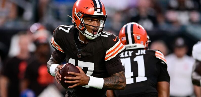 Browns QB Dorian Thompson-Robinson to start vs. Steelers following Deshaun Watson's season-ending injury