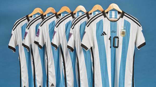 Buyer bids $5.2 MILLION for Lionel Messi's game-worn World Cup jerseys