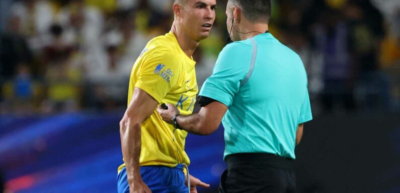 Cristiano Ronaldo rages against fans, the referee and Jordan Henderson in chaotic King Cup tie