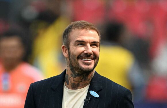 David Beckham makes surprise appearance at Cricket World Cup semi-final in India