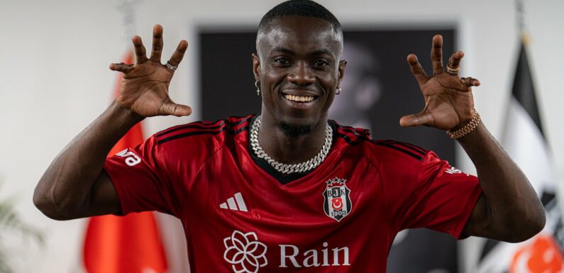 Eric Bailly caught in heated clash with his Besiktas TEAM-MATE