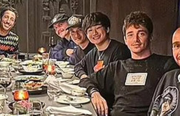 F1 fans spot key personalities missing from drivers’ end of season meal